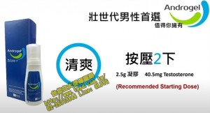 [202112新登場] Androgel 昂斯妥凝膠1.62% 定量按壓凝膠 / 睪固酮 睪丸素 睪丸酮 Testosterone 憂鬱症 低下 補充 食物 濃度